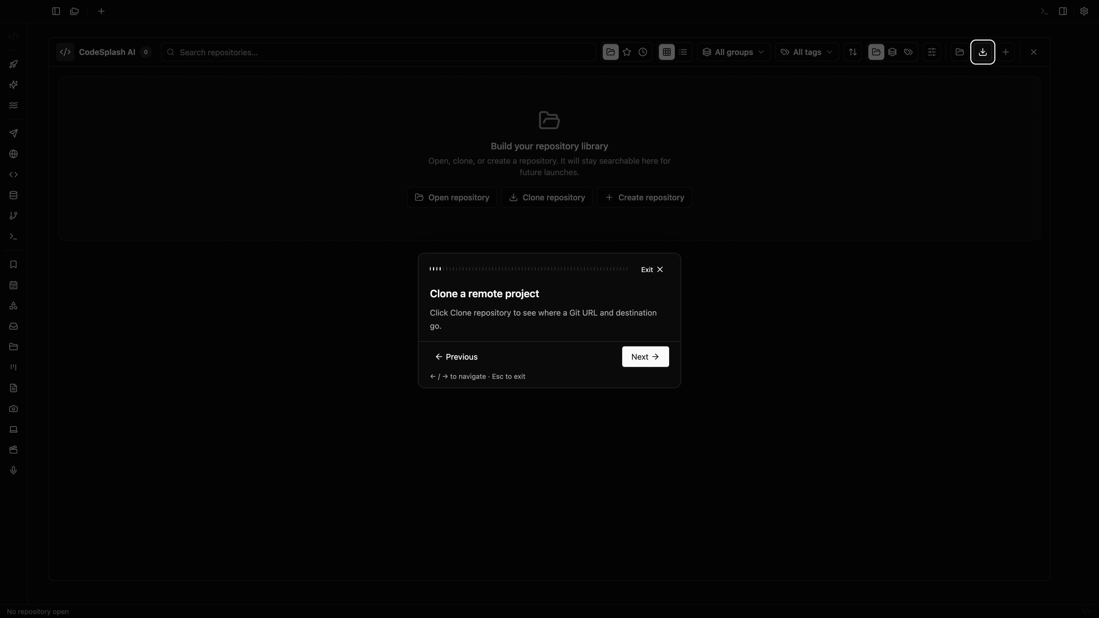 Cover image for Onboarding now opens a real project when it needs to show the app