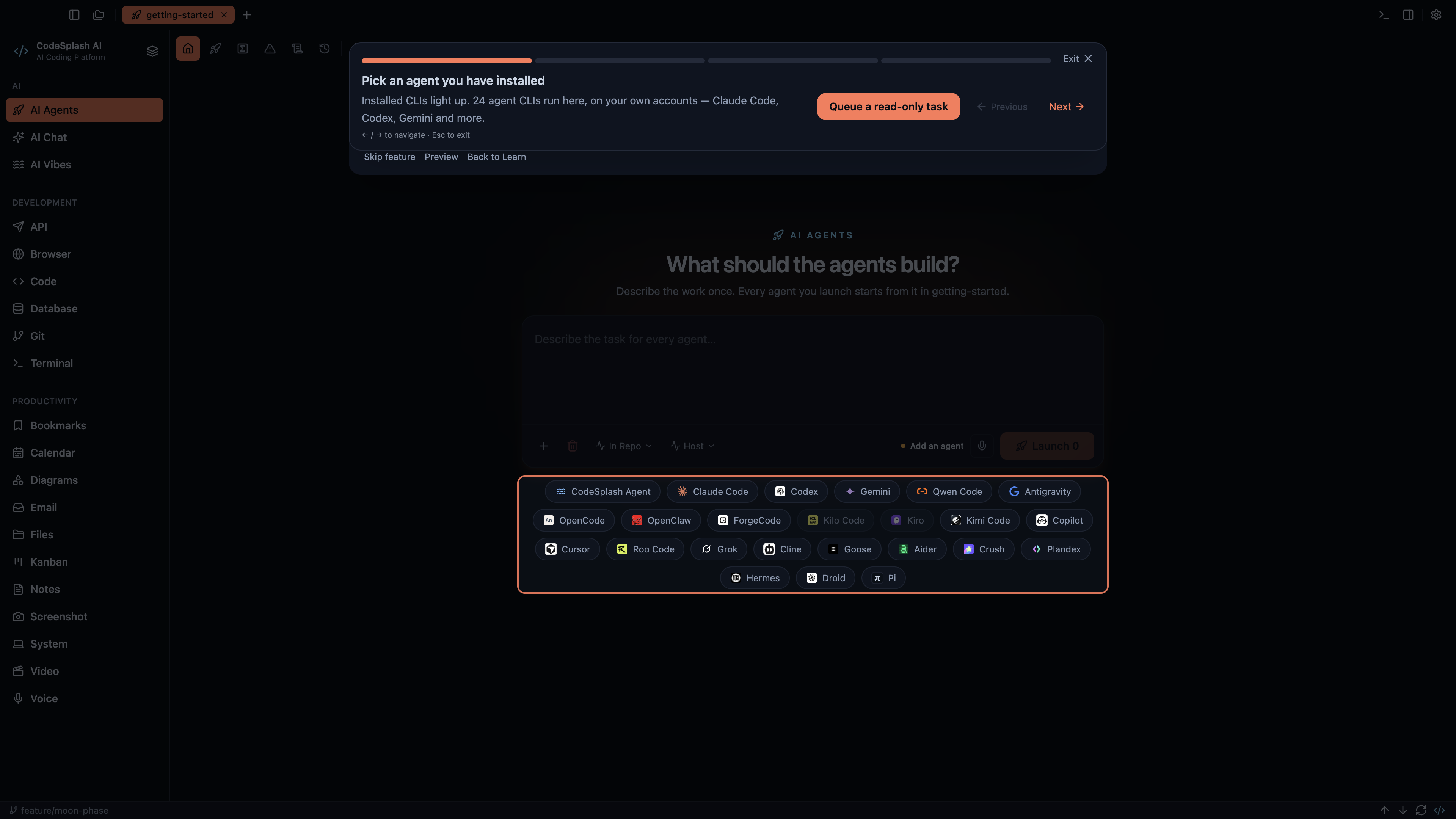 Cover image for Your first agent task