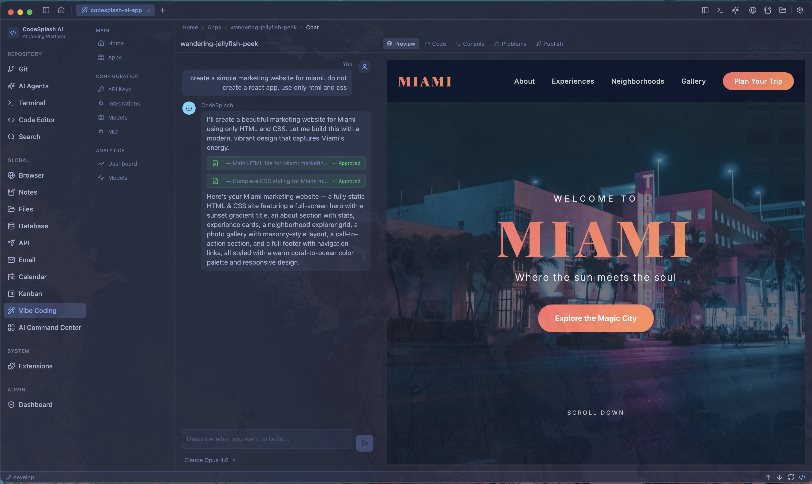 Vibe coding inside the flagship