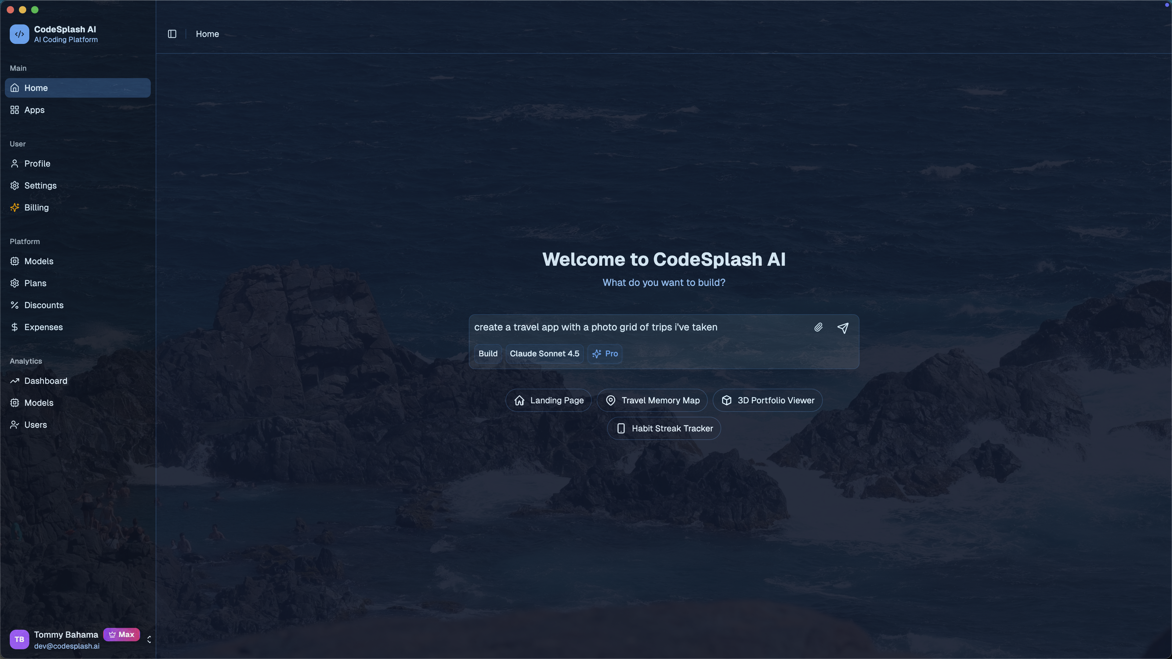 Describe the app in English